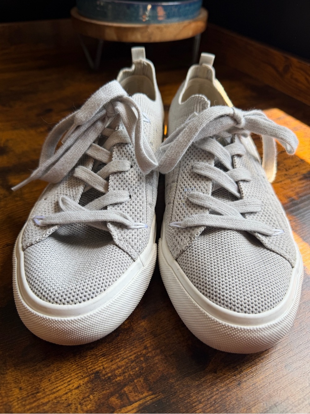 Women’s light gray sneakers from Blowfish brand
